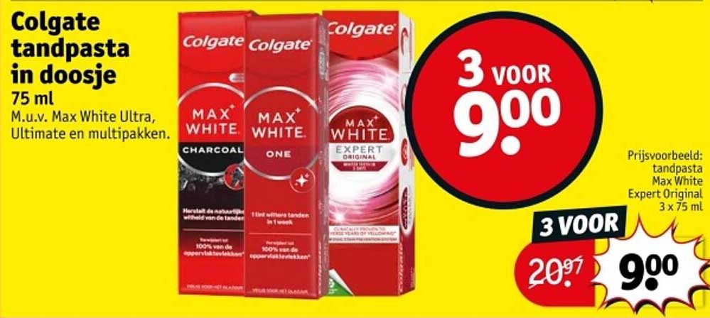 Colgate tandpasta in doosje