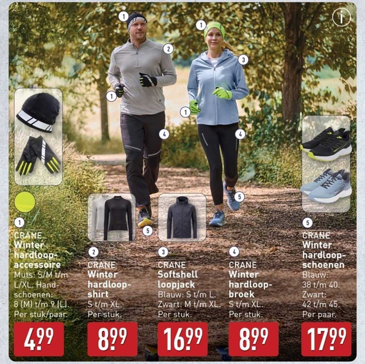 CRANE Winter hardloop-accessoire
