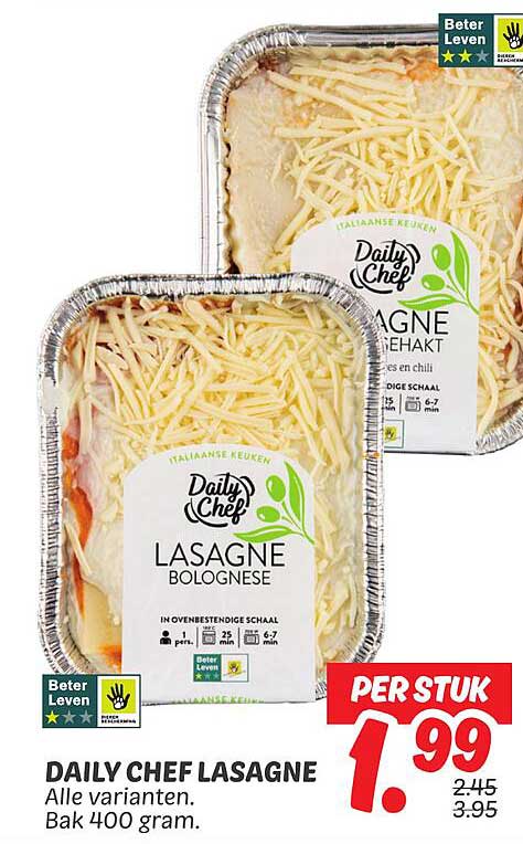DAILY CHEF LASAGNE