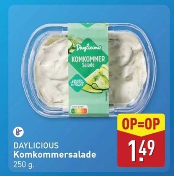 DAYLICIOUS Komkommersalade 250 g.