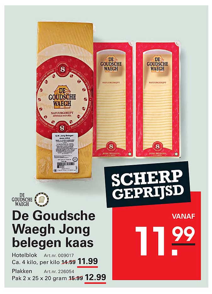 De Goudsche Waeg Jong belegen kaas