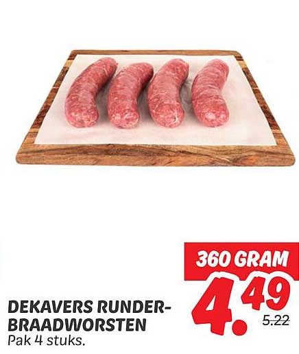 DEKAVERS RUNDER-BRAADWORSTEN