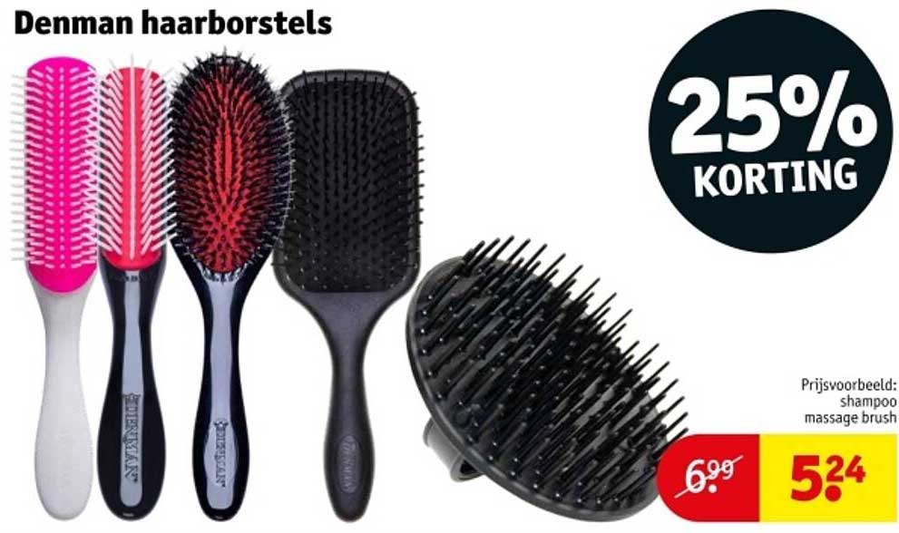 Denman haarborstels