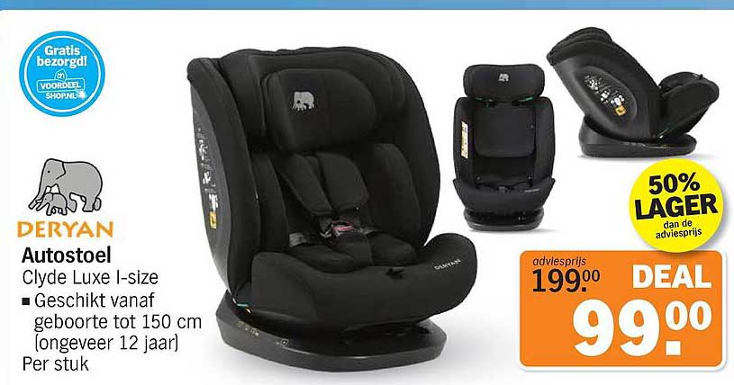 DERYAN Autostoel Clyde Luxe I-size