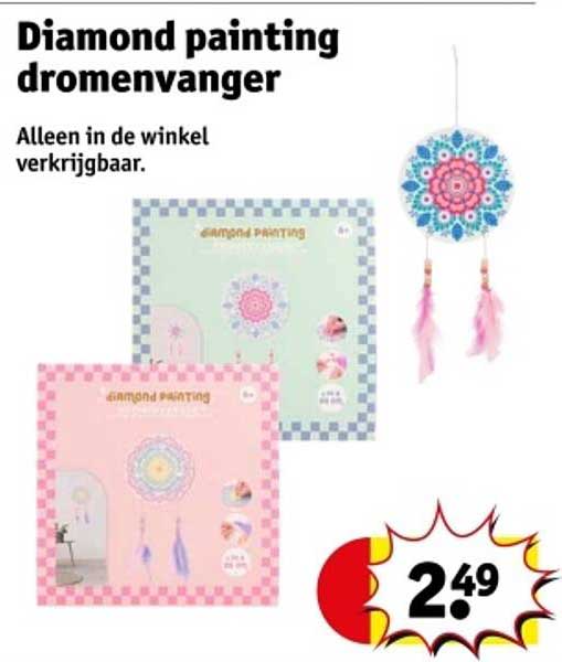 Diamond painting dromenvanger