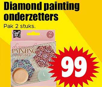 Diamond painting onderzetters
