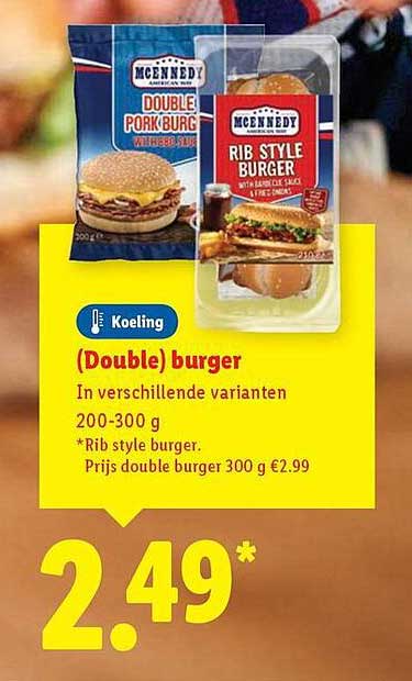 (Double) burger