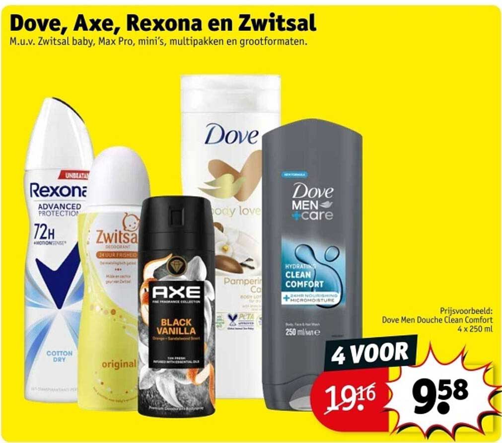 Dove, Axe, Rexona en Zwitsal