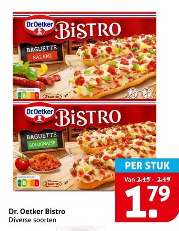 Dr. Oetker Bistro Baguette Salami en Bolognese