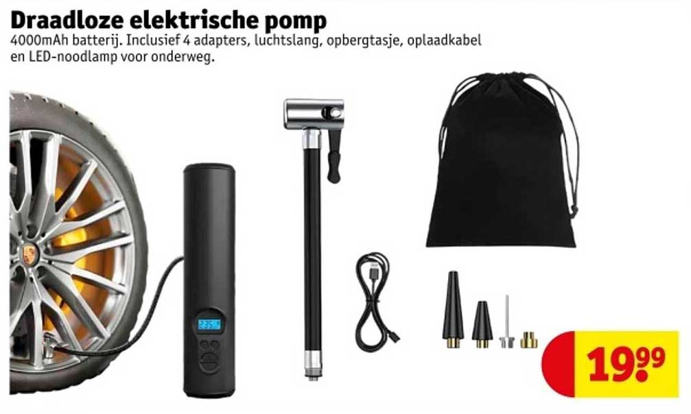 Draadloze elektrische pomp