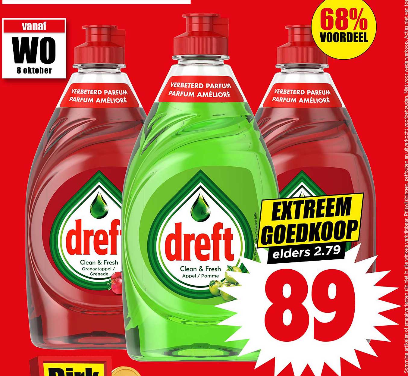 Dreft afwasmiddel - Clean & Fresh