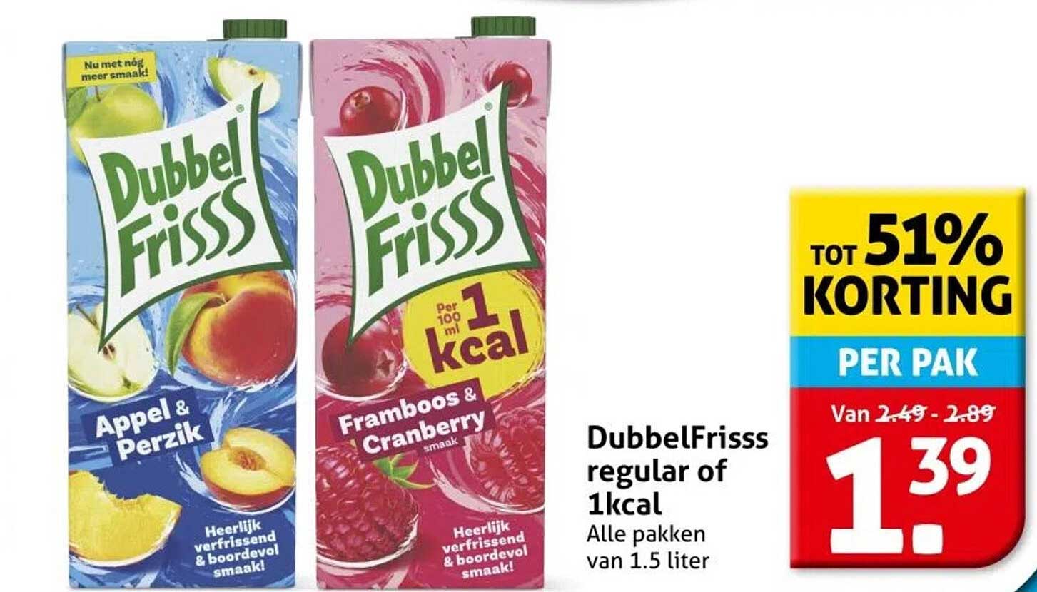 DubbelFrisss regular of 1kcal