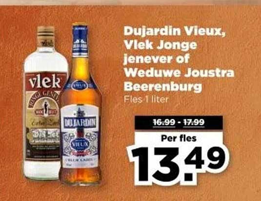 Dujardin Vieux, Vlek Jonge jenever of Weduwe Joustra Beerenburg