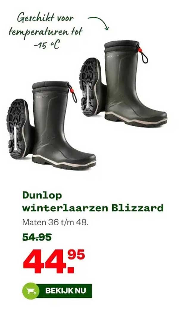 Dunlop winterlaarzen Blizzard