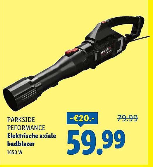 Elektrische axiale badblazer