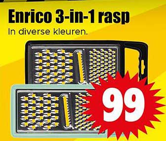 Enrico 3-in-1 rasp