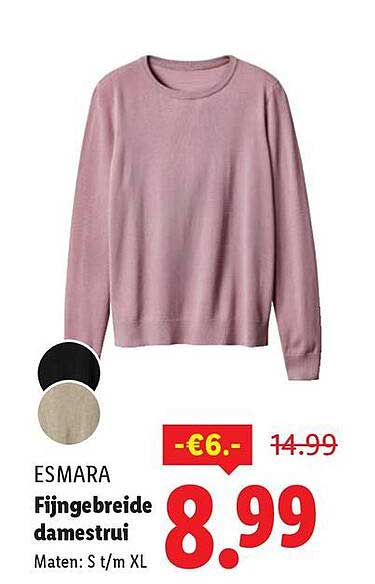 Esmara Fijngebreide damestrui
