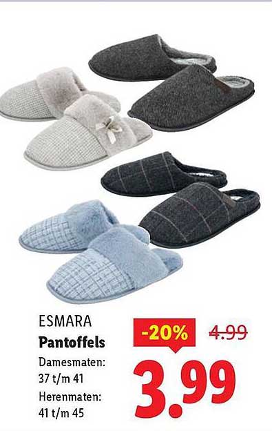 ESMARA Pantoffels