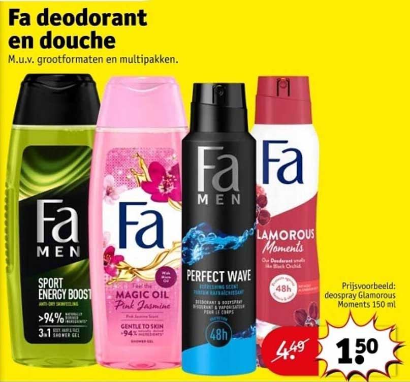 Fa deodorant en douche