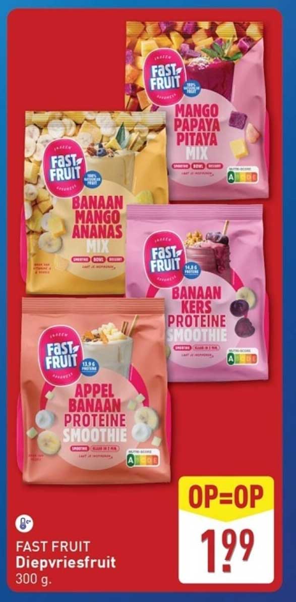 FAST FRUIT Diepvriesfruit 300 g