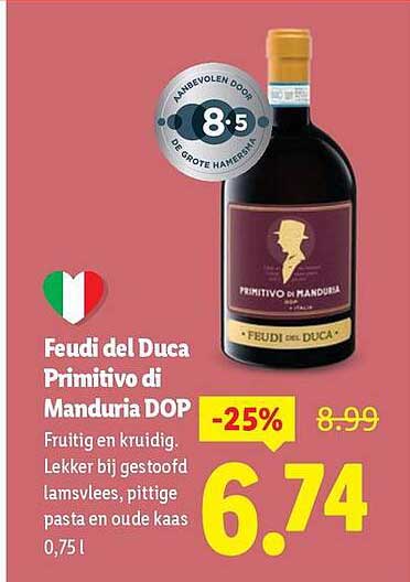 Feudi del Duca Primitivo di Manduria DOP