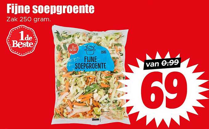 Fijne soepgroente