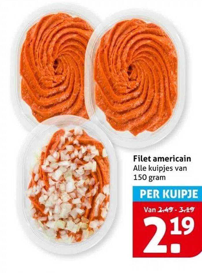 Filet americain Alle kuipjes van 150 gram