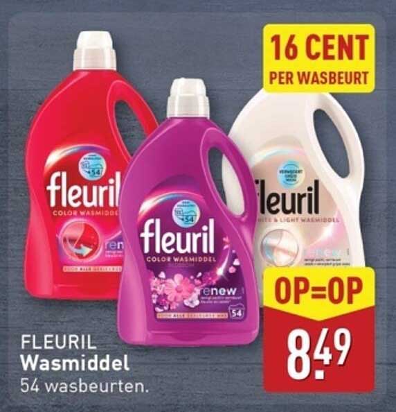 FLEURIL Wasmiddel 54 wasbeurten.