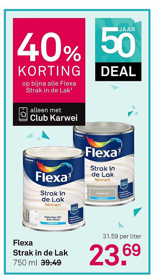 Flexa Strak in de Lak
