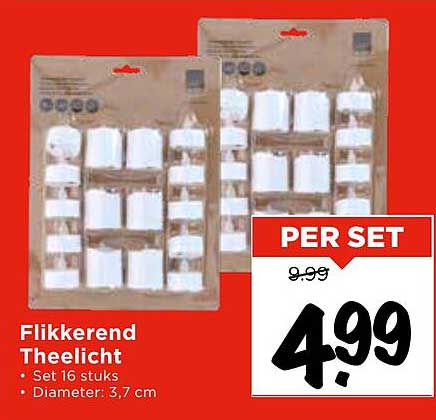 Flikkerend Theelicht