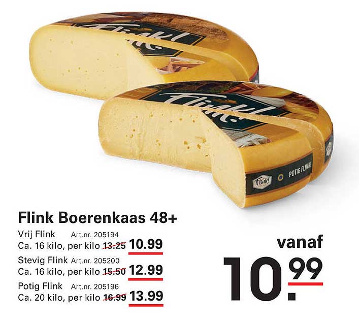 Flink Boerenkaas 48+