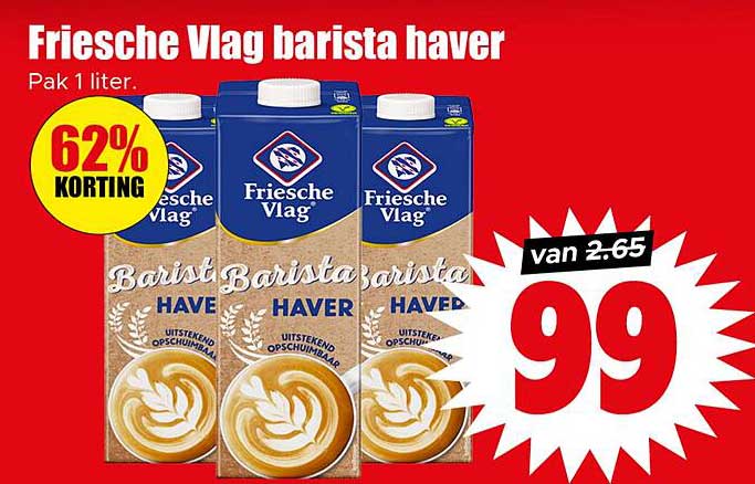 Friesche Vlag barista haver
