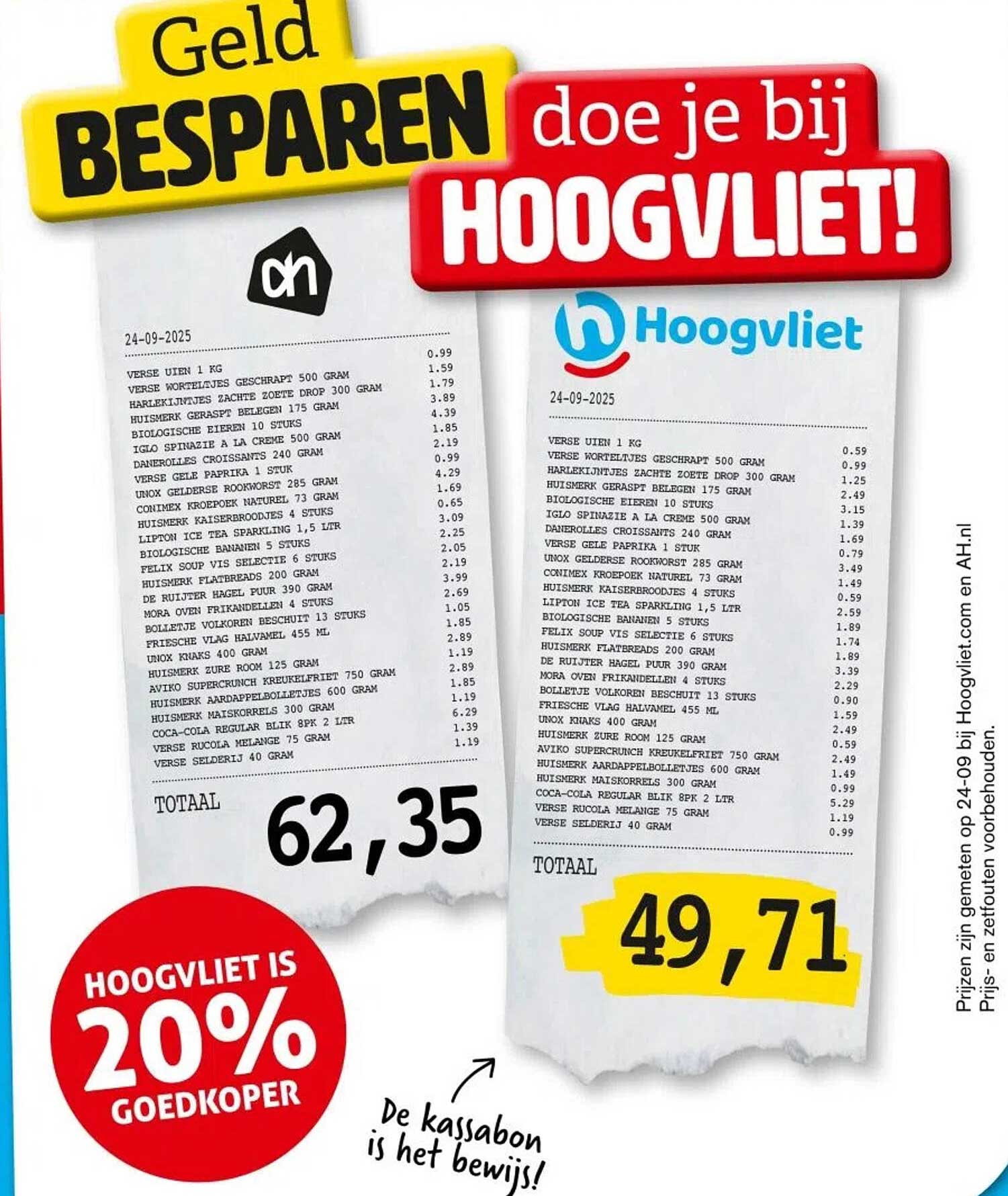 Geld besparen doe je bij Hoogvliet!