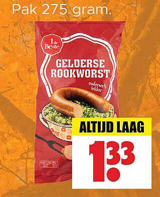 Gelderse Rookworst 275 gram