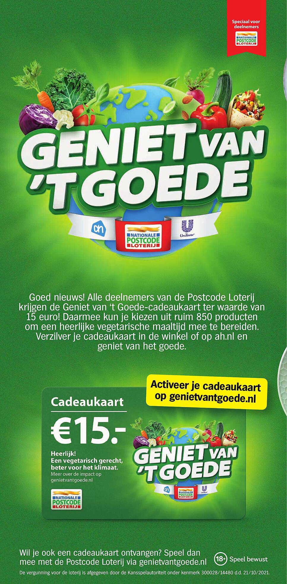 GENIET van 't Goede-cadeaukaart