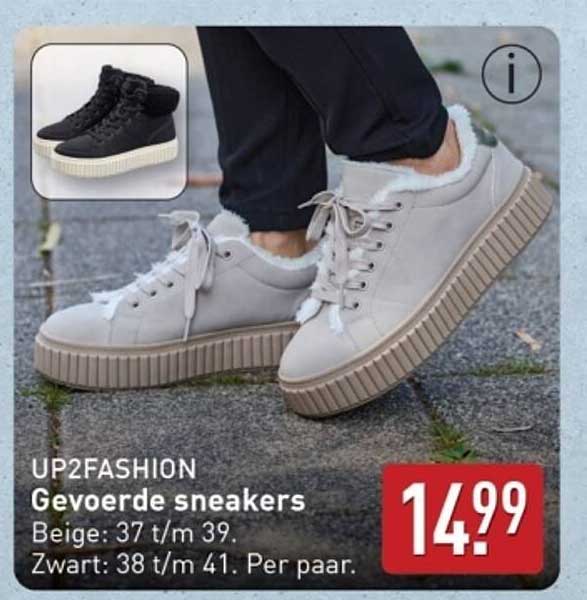 Gevoerde sneakers