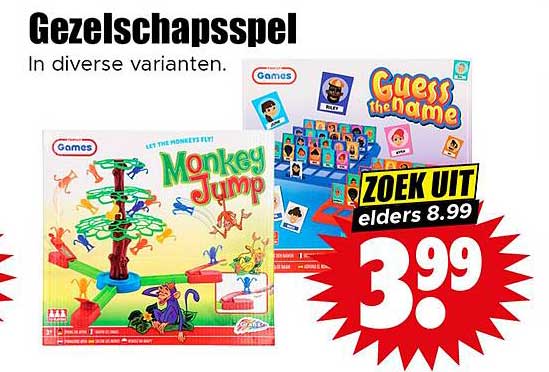 Gezelschapsspel in diverse varianten.