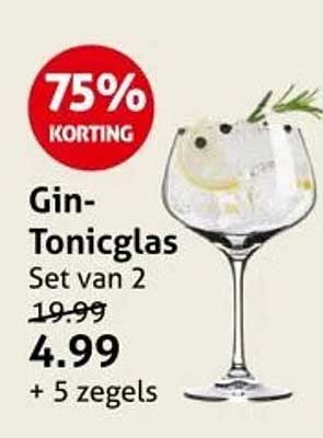 Gin-Tonicglas Set van 2