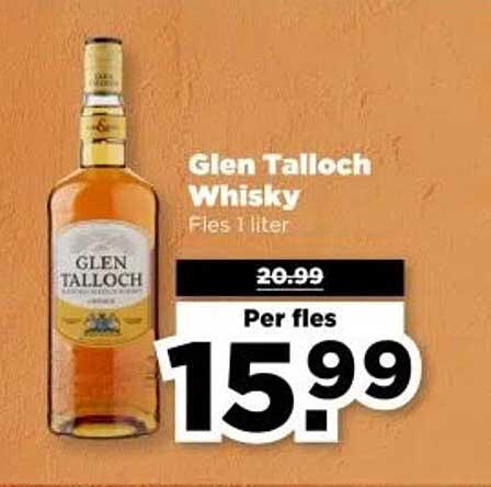 Glen Talloch Whisky Fles 1 liter