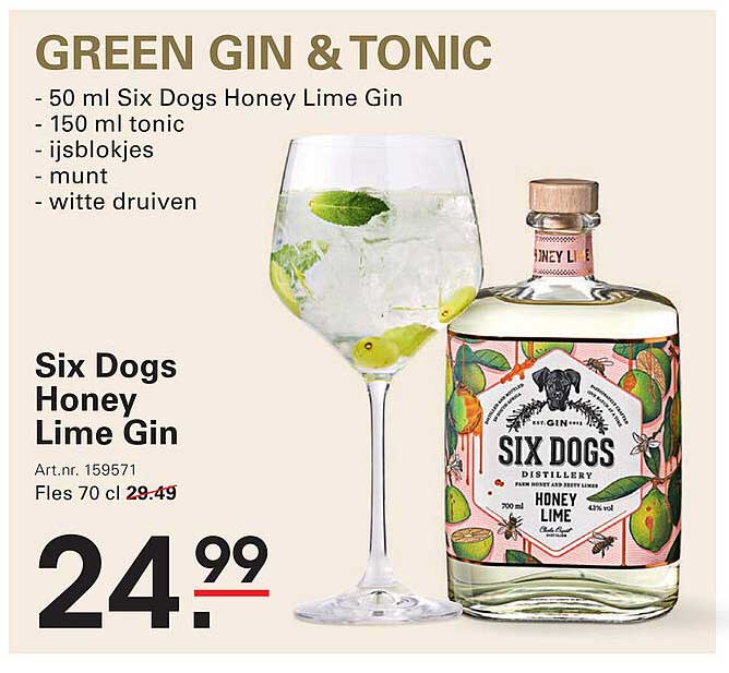 GREEN GIN & TONIC