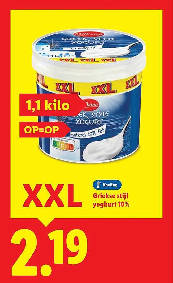Griekse stijl yoghurt 10%