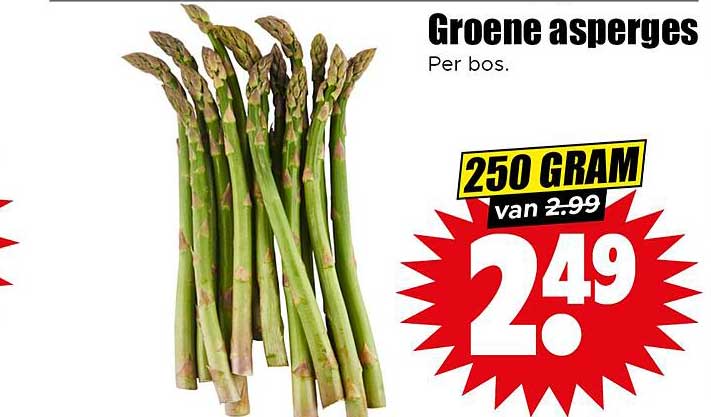 Groene asperges
