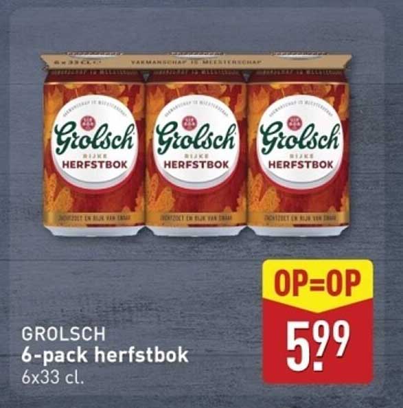 GROLSCH 6-pack herfstbok 6x33 cl.