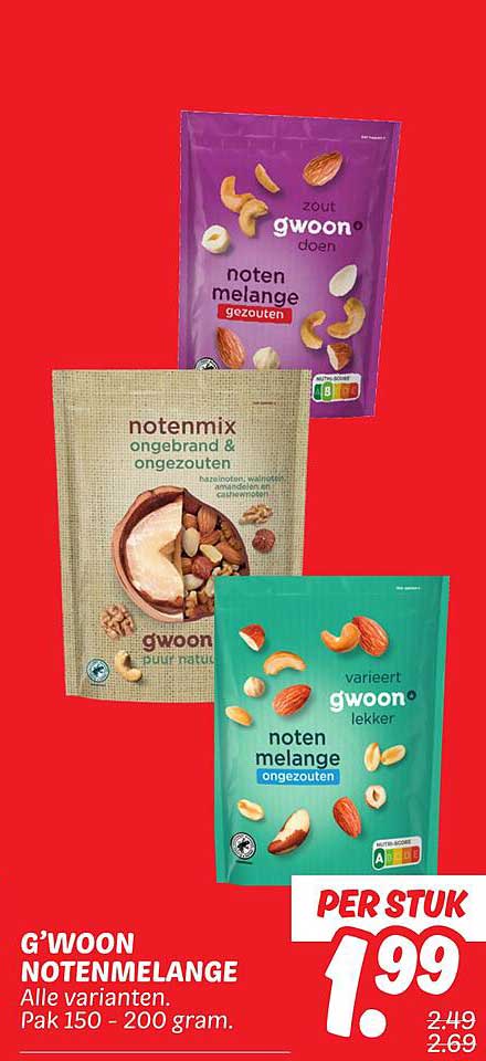 G'woon Notenmix Ongebrand & Ongezouten