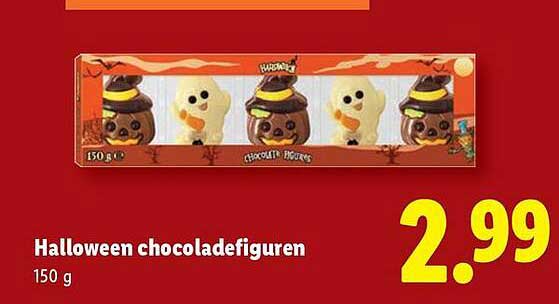 Halloween chocoladefiguren