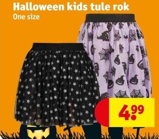Halloween kids tule rok