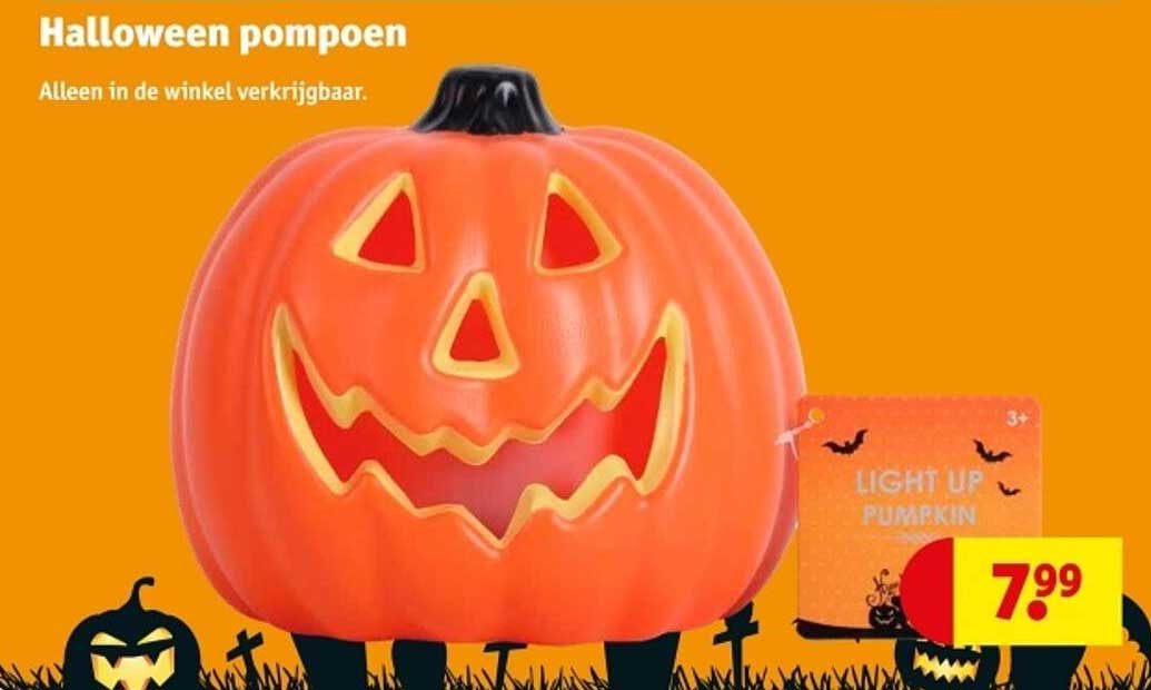 Halloween pompoen