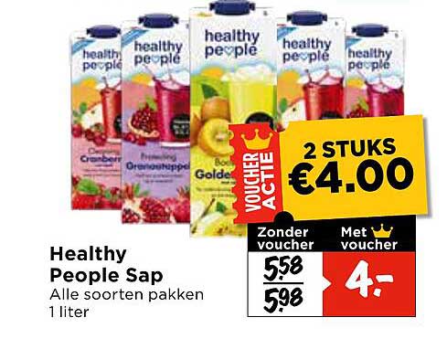 Healthy People Sap - 2 stuks voor €4,00