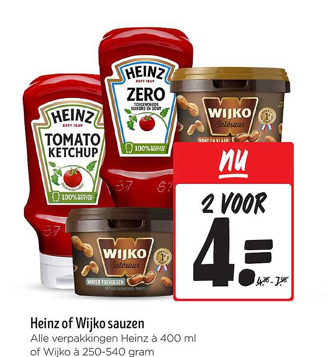 Heinz of Wijko sauzen