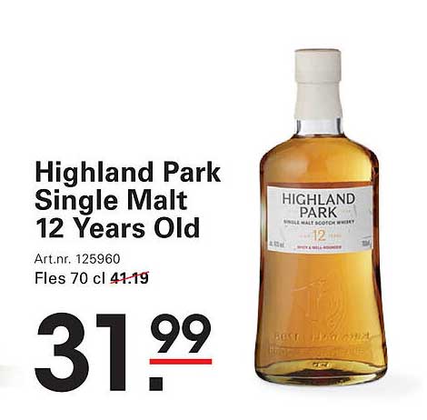 Highland Park Single Malt 12 Years Old
